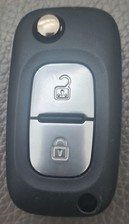 Genuíno Renault Clio Kangoo transmissor chaveiro remoto 2 botões, usado comprar usado  Enviando para Brazil