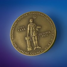 Freimaurer medaille bronze gebraucht kaufen  Deutschland