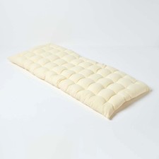 Cream garden bench for sale  CRADLEY HEATH