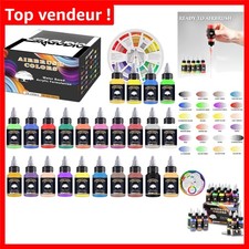 Set peintures aérographe d'occasion  Matha
