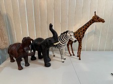 Vintage leather elephant for sale  Paramus