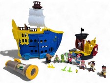 Disney Jake Never Land Pirates Ship Mighty Colossus + Hook Ship +Telescópio +Figos, usado comprar usado Disney Jake Never Land Pirates Ship Mighty Colossus + Hook Ship +Telescópio +Figos, usado comprar usado  Enviando para Brazil