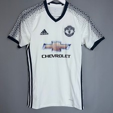 CAMISA DE FUTEBOL MANCHESTER UNITED 2016 2017 AWAY #6 POGBA ADIDAS TAMANHO XS comprar usado  Enviando para Brazil