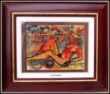 ESPINASSE RAYMOND 1897- 1987 ENCRES COULEURS 21,5  X  16,5 + CADRE SETE TOULOUSE comprar usado  Enviando para Brazil