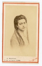 Photo cdv woman d'occasion  Expédié en Belgium