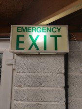 Mancave exit sign for sale  FAREHAM