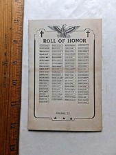 Roll of Honor 1946. Banquete de militares devolvido. First Baptist, Falconer, NY comprar usado  Enviando para Brazil
