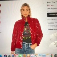 Jaqueta Chaser S Red Candy Kate Perry inspirada em vídeo quente e frio bombardeiro design preto comprar usado  Enviando para Brazil
