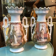 Paire grands vases d'occasion  Charolles