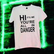 Usado, CHARLI XCX - You’re All In Danger - Pequeno-4XL - não oficial - inspirado em comprar usado  Enviando para Brazil