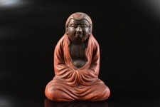 Usado, T864: Estátua de cerâmica antiga japonesa Daruma escultura ornamento estatuetas Okimono comprar usado  Enviando para Brazil