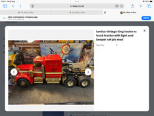 Tamiya vintage king for sale  SHEFFIELD