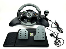 Mad Catz MC2 Universal Racing Wheel & Pedais - Xbox 360/PS2/Xbox/GameCube/PC comprar usado  Enviando para Brazil
