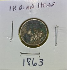 1863 indian head for sale  Myrtle Beach