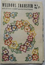 Weldons floral cutwork for sale  TODMORDEN