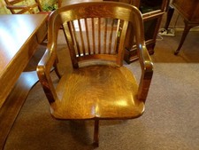 Antique oak swivel for sale  Pennsburg