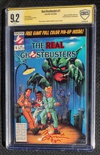 1988 AGORA The Real Ghostbusters #1 ASSINADO Maurice LaMarche "Egon" CBCS 9,2 QUASE PERFEITO- comprar usado  Enviando para Brazil