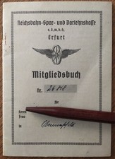 Mitgliedsbuch reichsbahn spar gebraucht kaufen  Freiberg