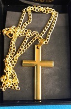 Goldkette kreuz halskette gebraucht kaufen  Wollmatingen