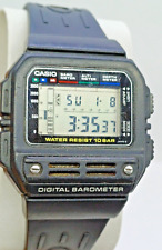 RELÓGIO DESPERTADOR MASCULINO DIGITAL VINTAGE CASIO 560 BM-100 WJ BARÔMETRO ALTÍMETRO JAPÃO comprar usado  Enviando para Brazil