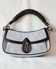 Bolsa de ombro Amanda Wakeley cinza prata The Jolie aba média comprar usado  Enviando para Brazil