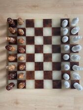 Vintage schachbrett alabaster gebraucht kaufen  Ismaning