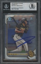 2022 Bowman Chrome #BCP-108 James Wood RC novato Beckett BAS autêntico automático comprar usado 2022 Bowman Chrome #BCP-108 James Wood RC novato Beckett BAS autêntico automático comprar usado  Enviando para Brazil