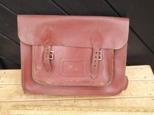 leather school satchel for sale  ASHFORD