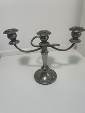 Candelabra silver plated for sale  BEAMINSTER