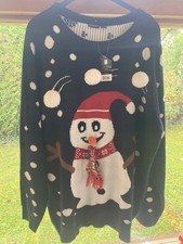 Schneemann weihnachtspullover  gebraucht kaufen  Bessenbach