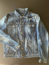 Dsquared2 jeansjacke distresse gebraucht kaufen  Bad Soden