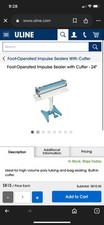 Foot operated impulse for sale  Melissa