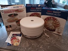 Lote American Harvest FD-50 Desidratador de Alimentos SnackMaster Pro - 4 Bandejas Extras - Estado perfeito comprar usado  Enviando para Brazil