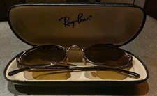 Óculos de sol Ray Bans marrom oval RB 3103 W3069 feito na Itália com estojo original comprar usado  Enviando para Brazil