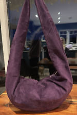 Purple suede slouch for sale  LEATHERHEAD
