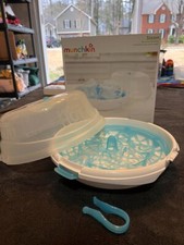 Esterilizador de mamadeira Munchkin protetor a vapor esterilizador de mamadeira para micro-ondas, usado comprar usado  Enviando para Brazil