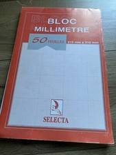 Bloc papier millimetré d'occasion  Neuvic