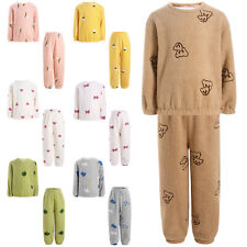 Conjunto de blusas e calças pijama de lã para dormir infantil meninas meninos comprar usado  Enviando para Brazil