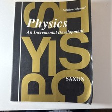 Saxon physics solutions for sale  Dover