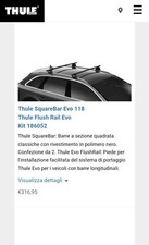 Barre portatutto thule usato  Concordia Sagittaria