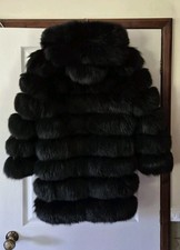 Black fox fur for sale  MANSFIELD