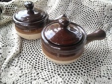 Brown stoneware french for sale  Morris