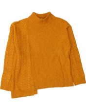 Suéter feminino Michael Kors gola tartaruga Reino Unido 16 grande amarelo CP33 comprar usado  Enviando para Brazil