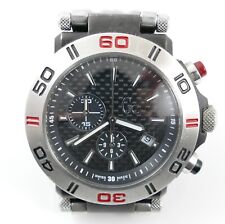 Usado, Relógio de pulso Guess Collection cronógrafo de aço e fibra de carbono, GC 44500G 46mm comprar usado  Enviando para Brazil