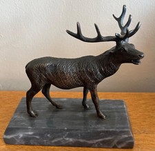 Bronze sculpture stag for sale  LONDON