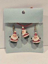 Christmas santa earrings for sale  San Jose