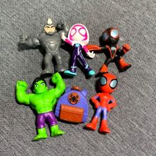 Boneco brinquedo 6X Marvel Spidey and His Amazing Friends Rhino Hulk Goblin Gwen 2,5"" comprar usado  Enviando para Brazil