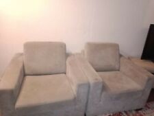 Fauteuils velours marron d'occasion  Maisons-Alfort