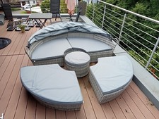 Poly rattan lounge gebraucht kaufen  Sonnenbühl