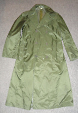 1963 JAQUETA IMPERMEÁVEL MASCULINA ERA GUERRA DO VIETNÃ NYLON REVESTIDA DE BORRACHA VERDE M-2 38L comprar usado  Enviando para Brazil